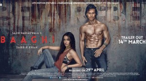  Baaghi, SHRADDHA KAPOOR,Tiger Shroff, Kissing Scene,Serial Kisser,Bollywood