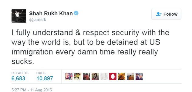 Shah Rukh Khan, US immigration , United States, Detained