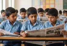 READING NEWSPAPERS IS IMPERATIVE FOR NATURAL GROWTH OF INTELLECT AND OVERALL PERSONALITY!